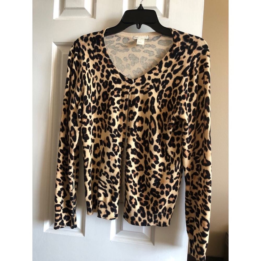 H&M Leopard Cardigan